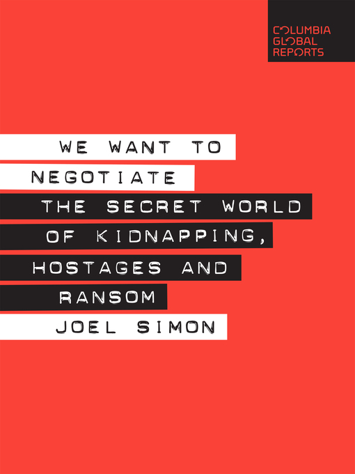 Title details for We Want to Negotiate by Joel Simon - Available